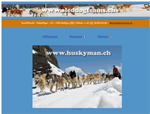 Tablet Screenshot of huskyman.ch
